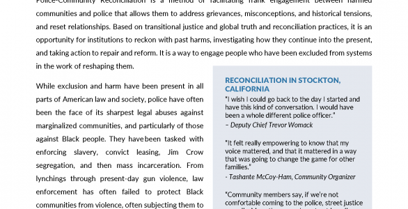 Reconciliation Issue Brief